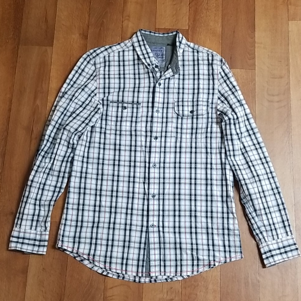 Guess bottom up long sleeve shirt
